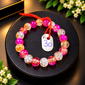 Radiant Pink Crystal Bracelet