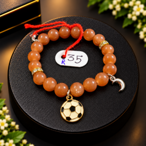 Amber Glow Soccer Bracelet