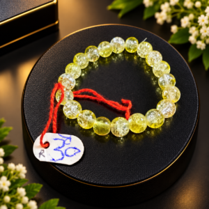 Lemon Mist Beaded Bracelet