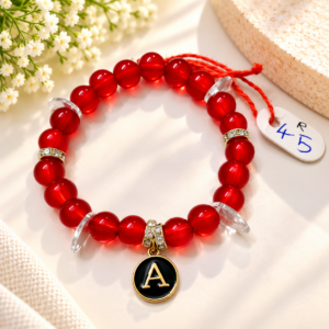 Ruby A Charm Bracelet
